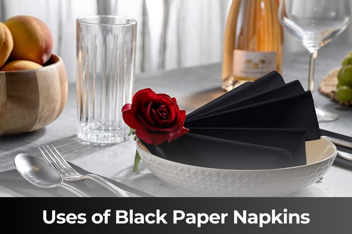 Uses of Black Paper Napkins